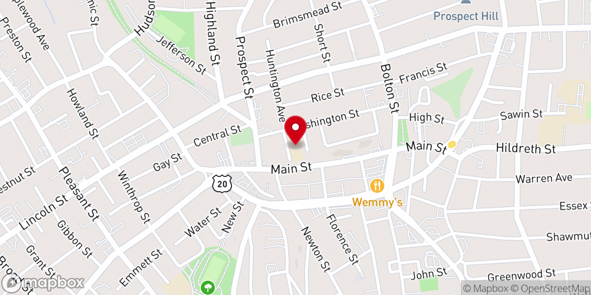 Map showing location of Immaculate Conception Rectory