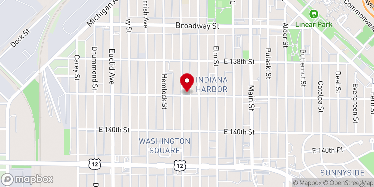 Map showing location of St Mark Church of Holiness
