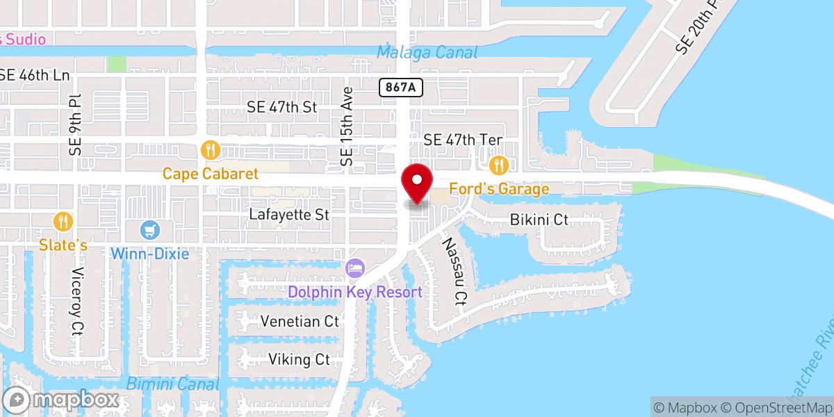 Map showing location of Apostolic Life Center
