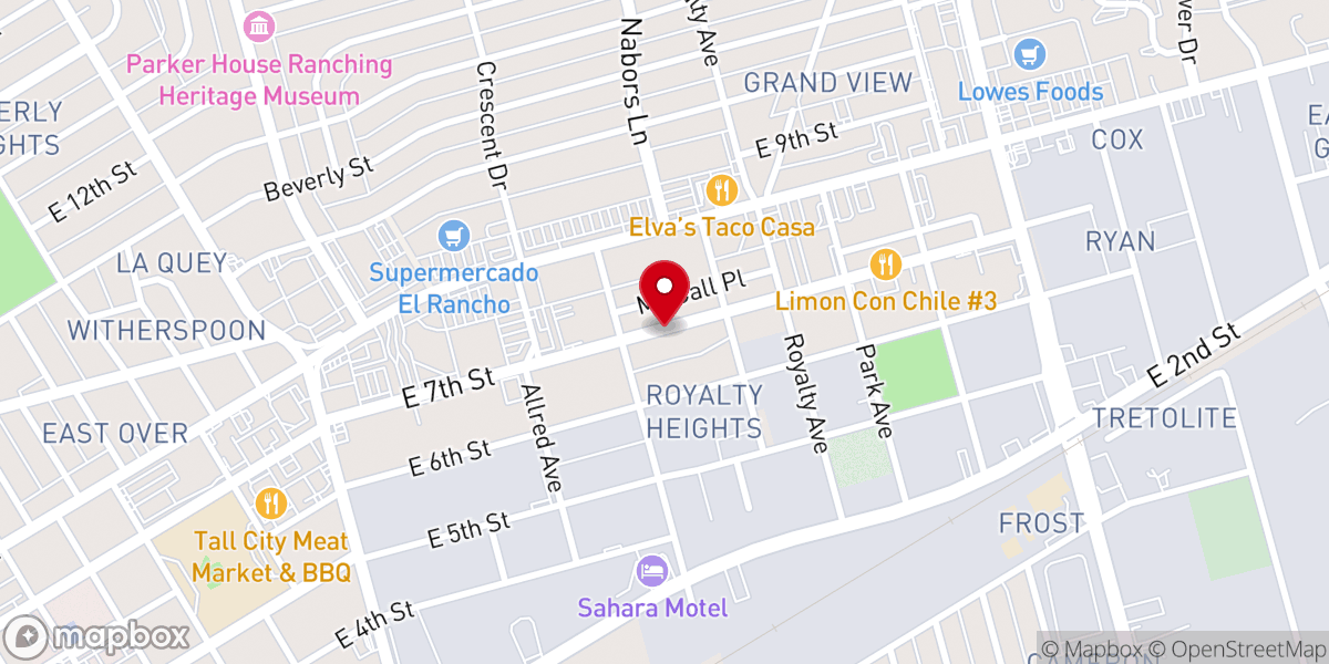 Map showing location of Manna of the Word Ministries
