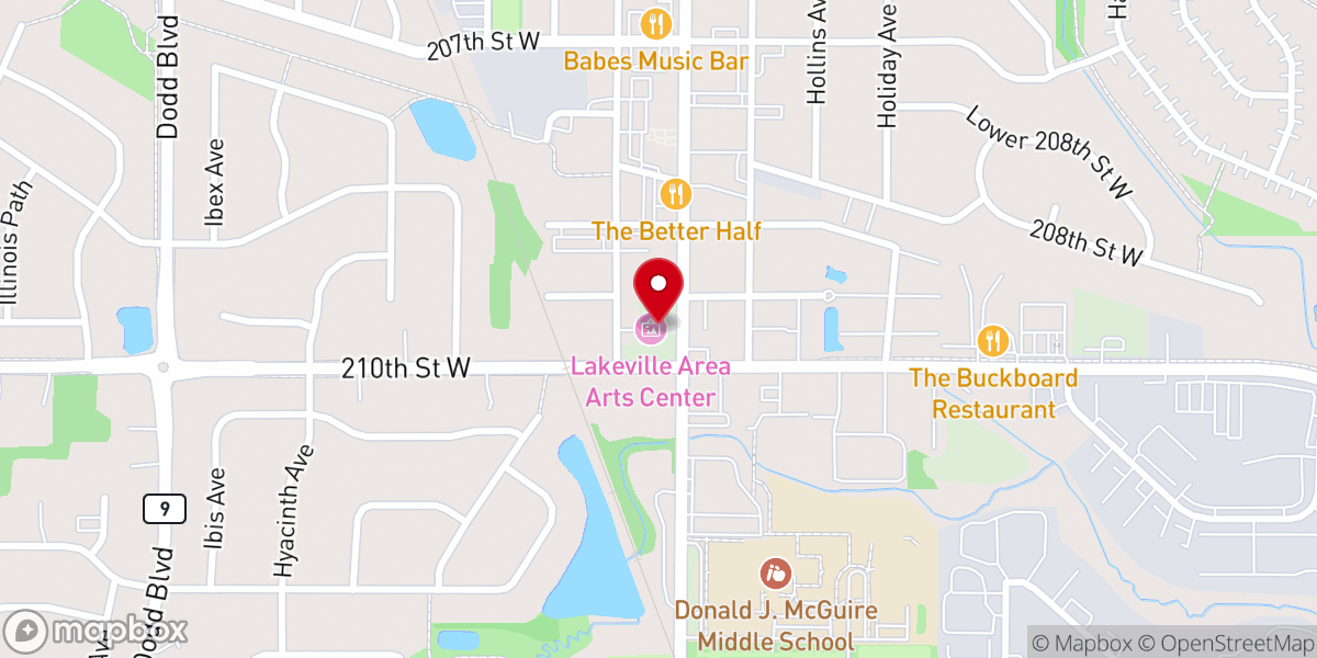 Map showing location of Twin Cities Homeschoolers for the Arts