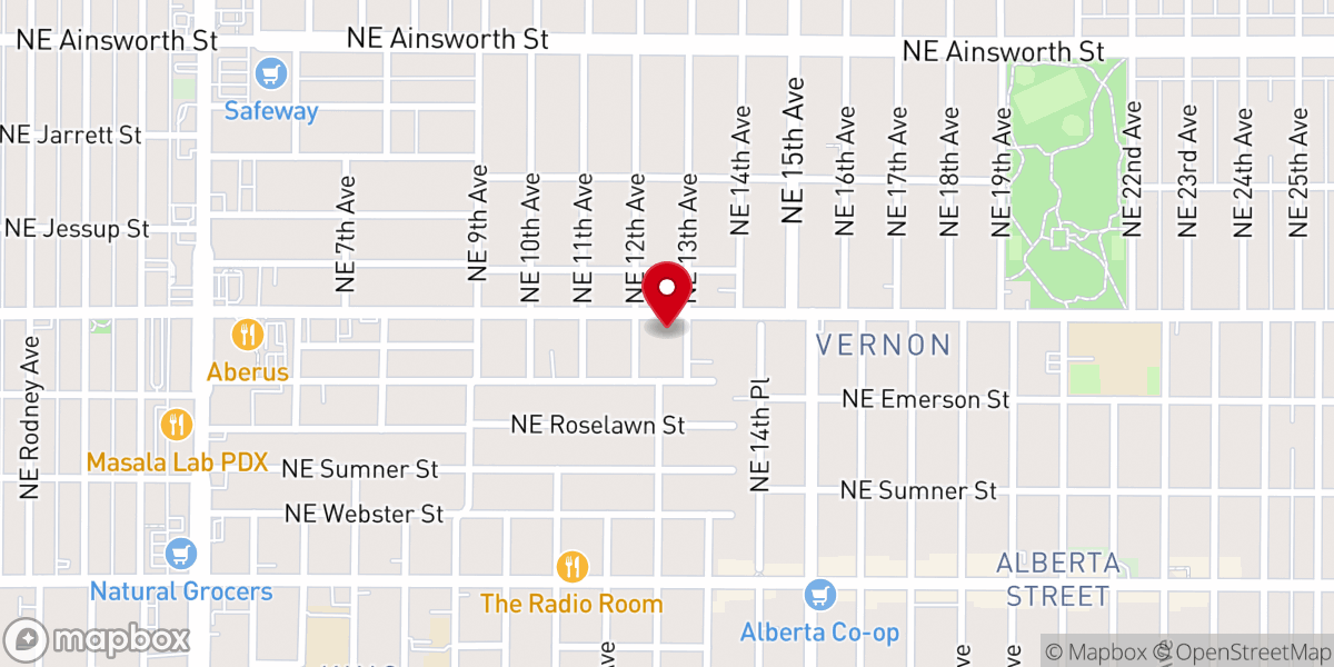 Map showing location of Daniels Memorial Church of God in Christ
