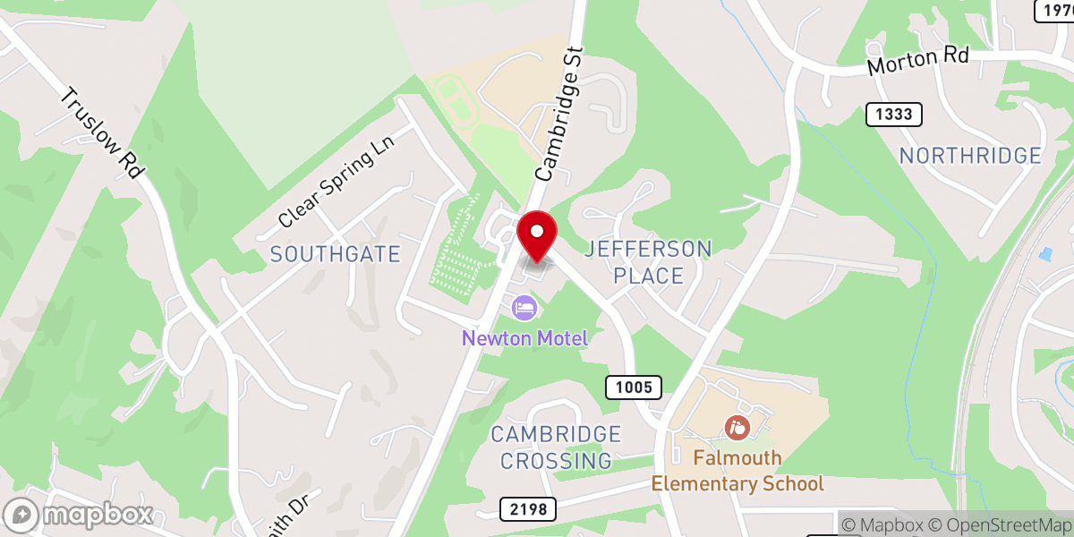 Map showing location of United Nations International Church
