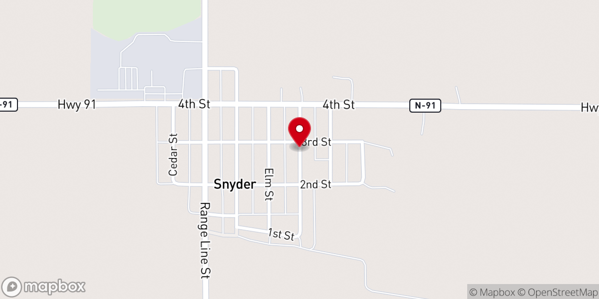 Map showing location of Immanuel Lutheran Church