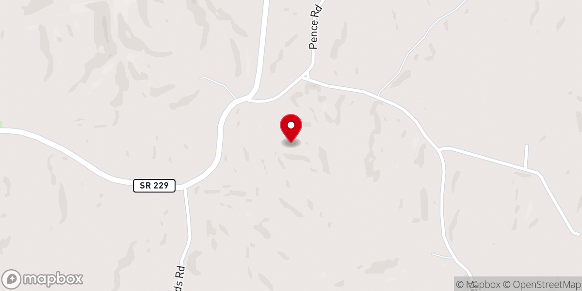Map showing location of Vine Branch Bible Church