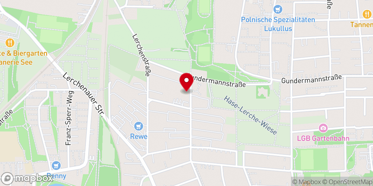 Map showing location of Jesus der Weg e.V.