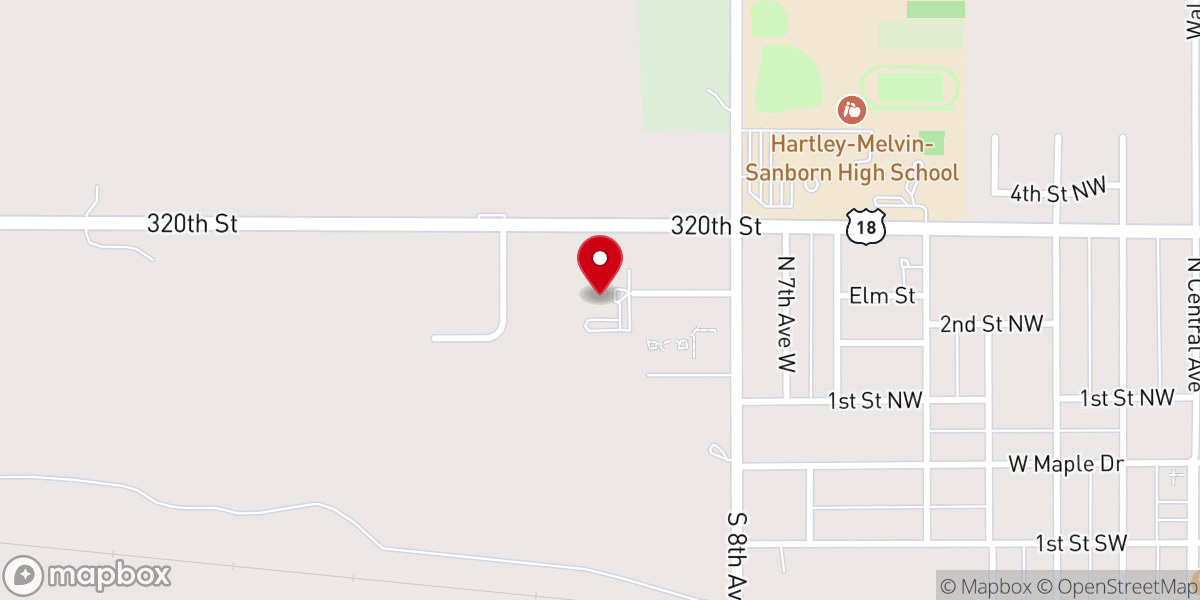 Map showing location of Casa de Adoracion Emanuel