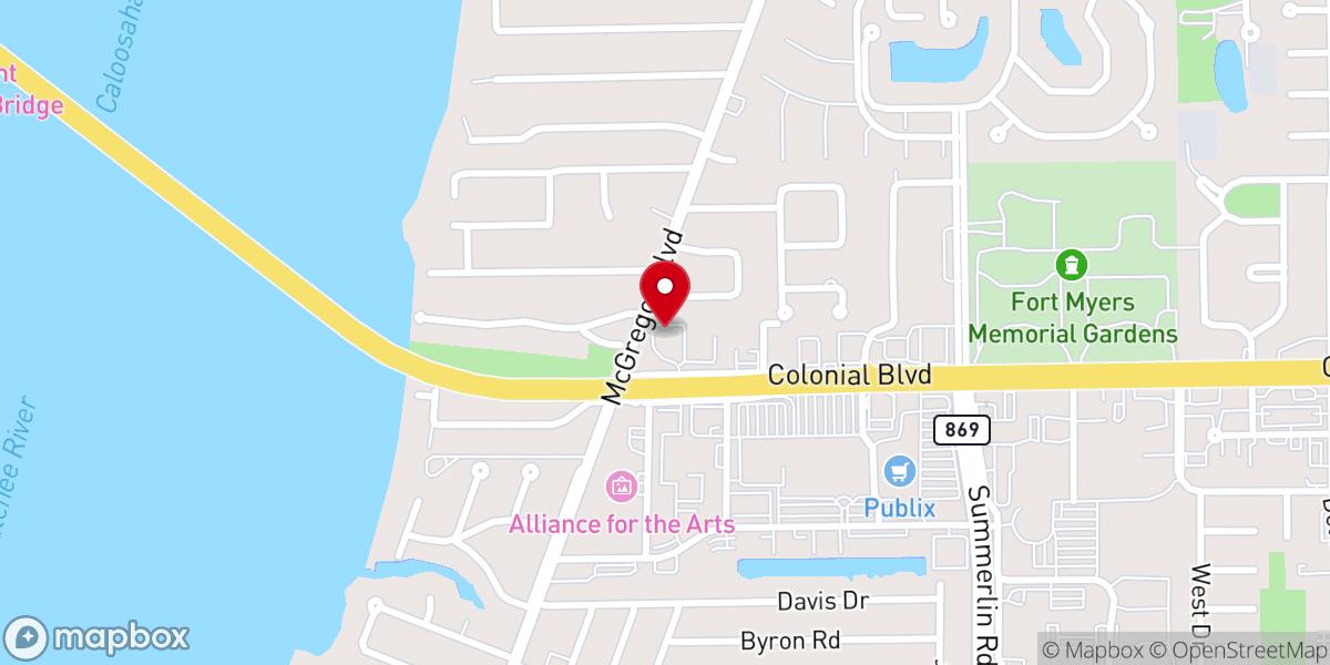 Map showing location of Saint Hilary's Episcopal Church
