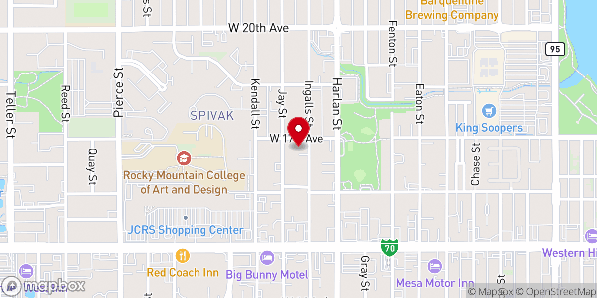 Map showing location of Harvest Mountain Ministries