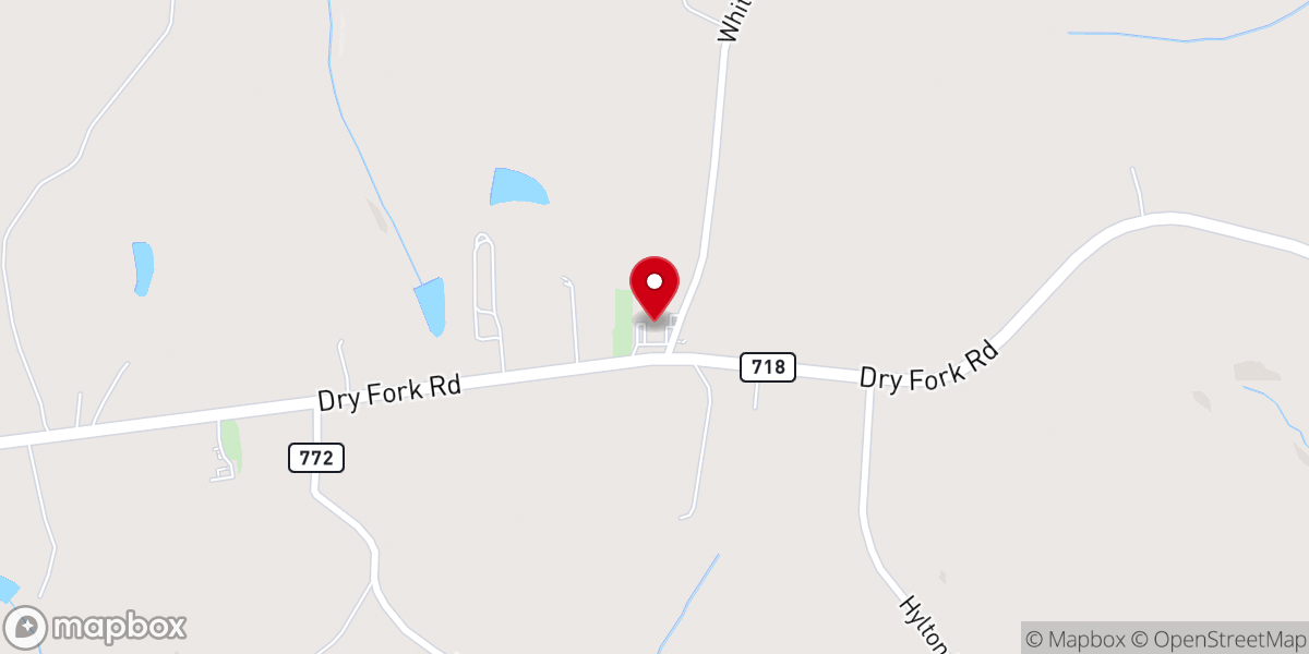 Map showing location of Emmanuel Pentecostal Holiness Church