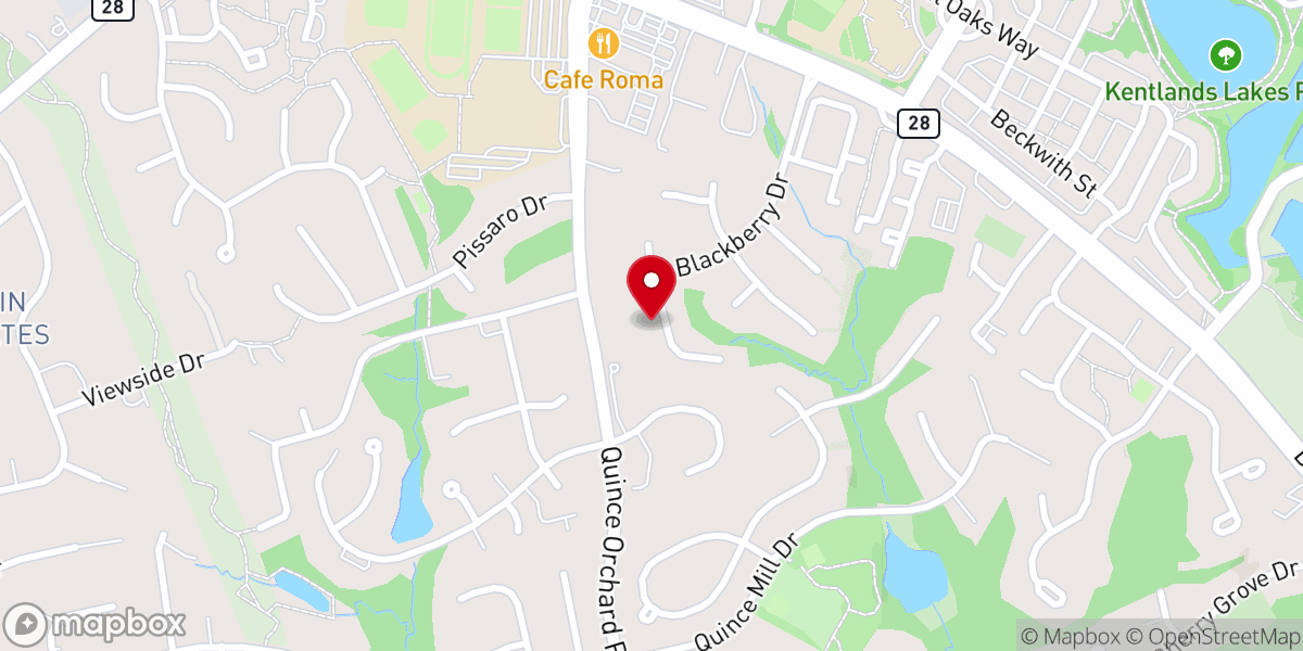 Map showing location of Washington DC Great Faith Church
