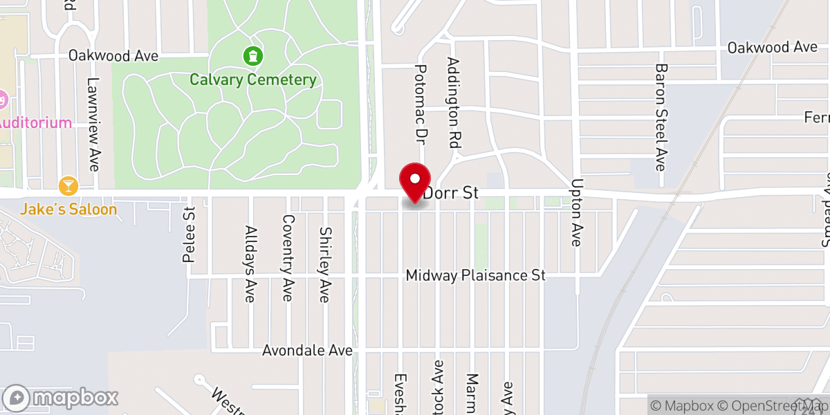 Map showing location of Gods Way Holiness Temple