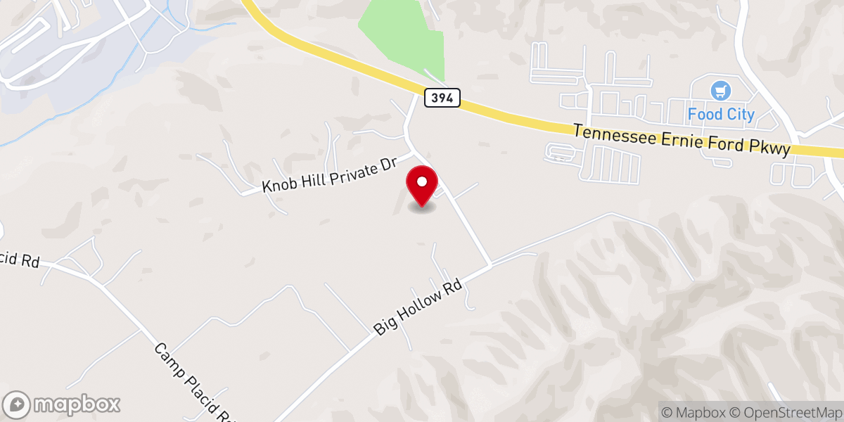 Map showing location of Church of God