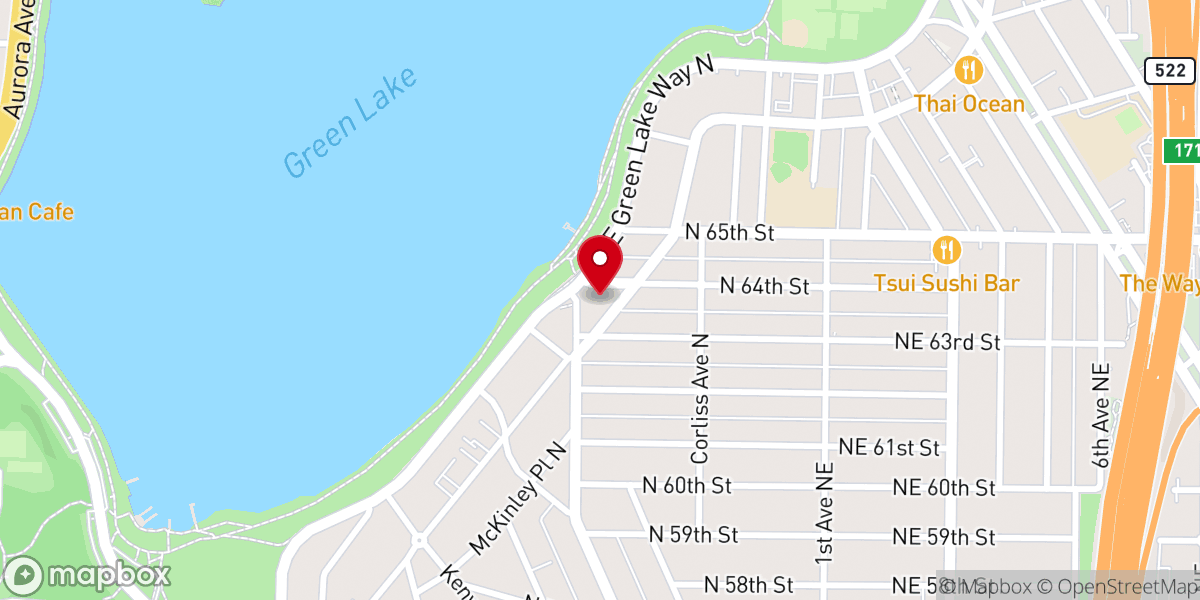 Map showing location of Redemption Church Seattle