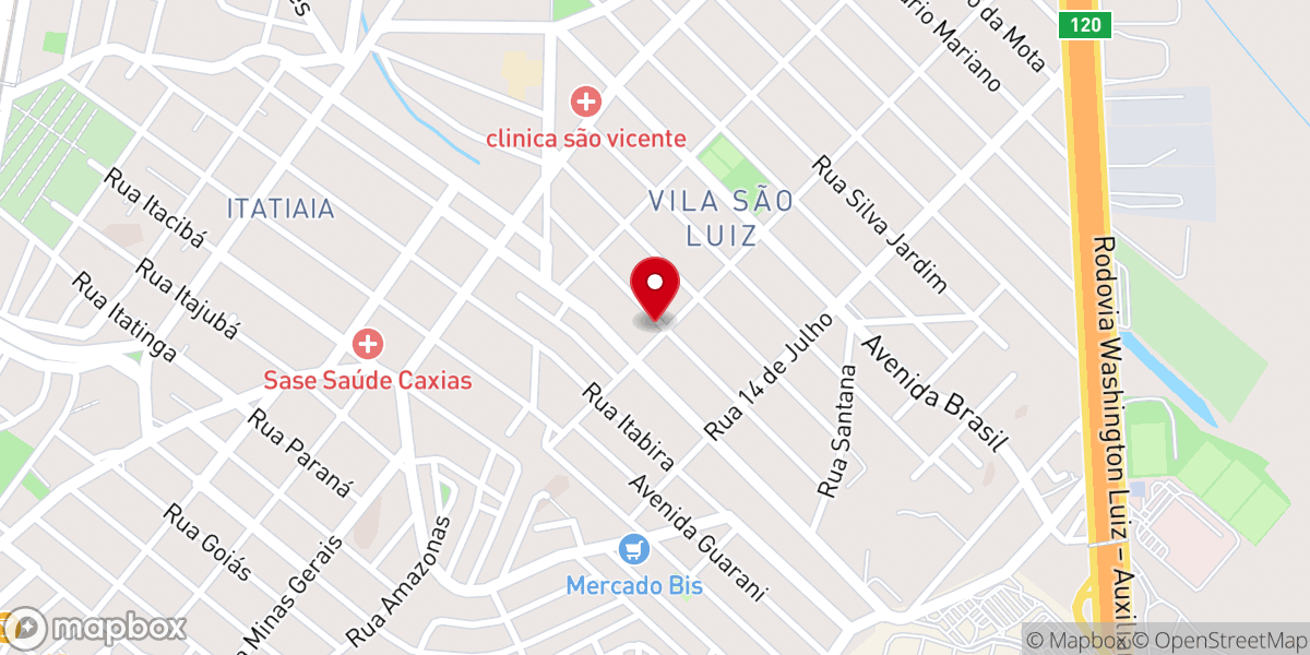 Map showing location of IGREJA PENTECOSTAL BOM SAMARITANO