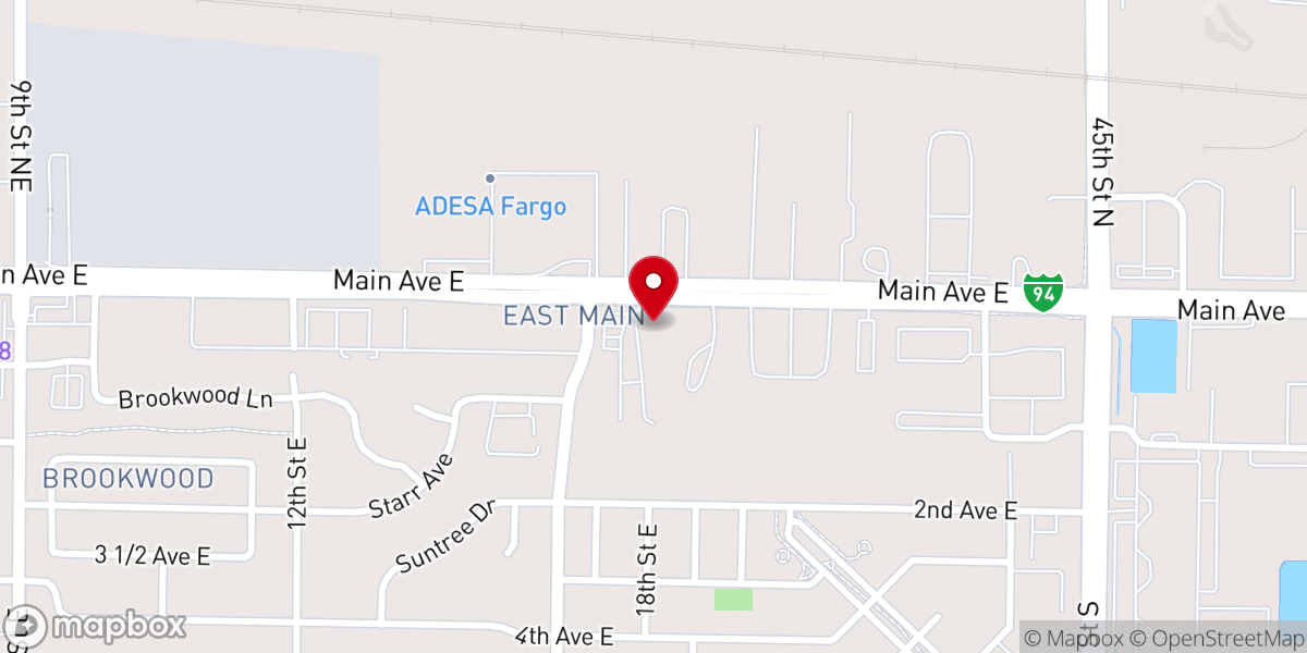 Map showing location of Heartland Community Church