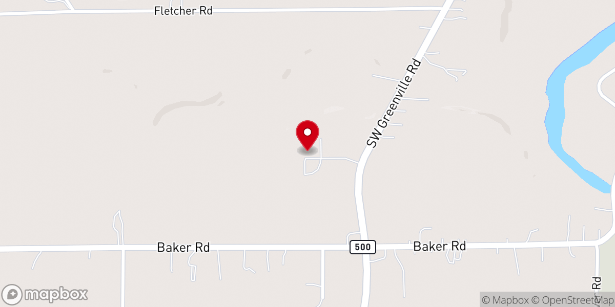 Map showing location of St Paul Lutheran Church