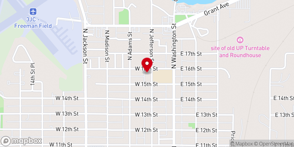 Map showing location of Church of Deliverance