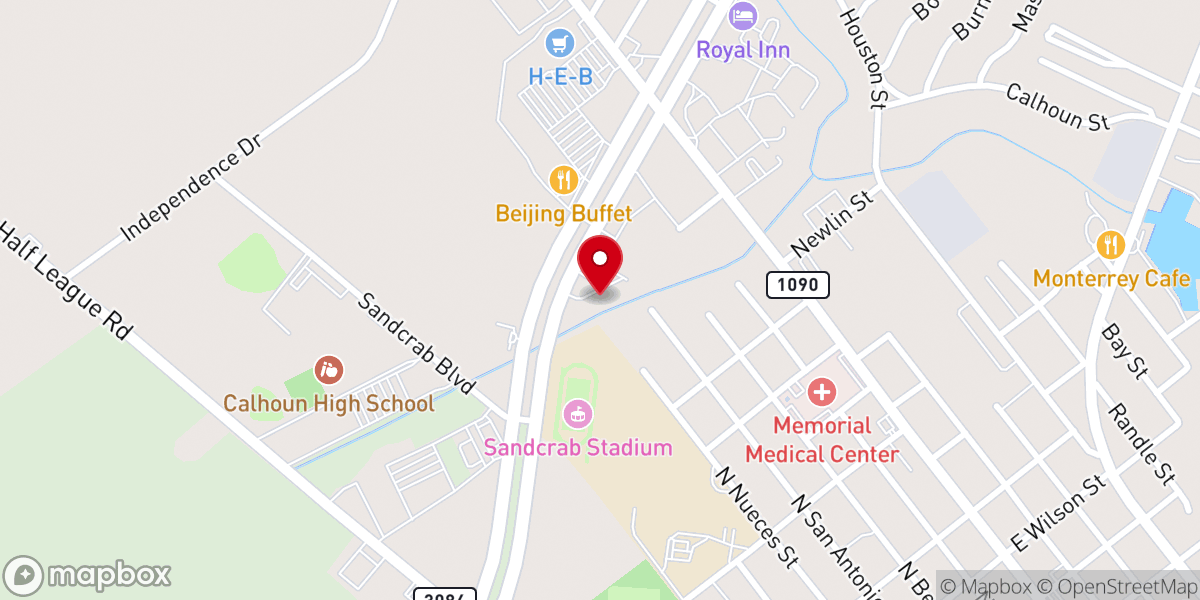 Map showing location of The Door Christian Fellowship