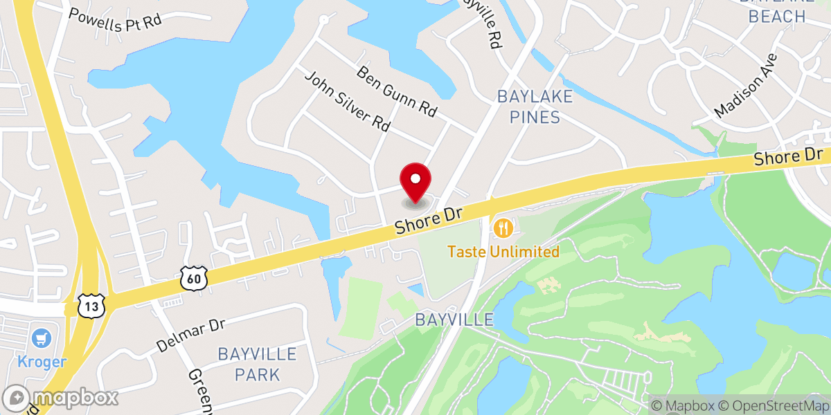Map showing location of Our Saviour Lutheran Church
