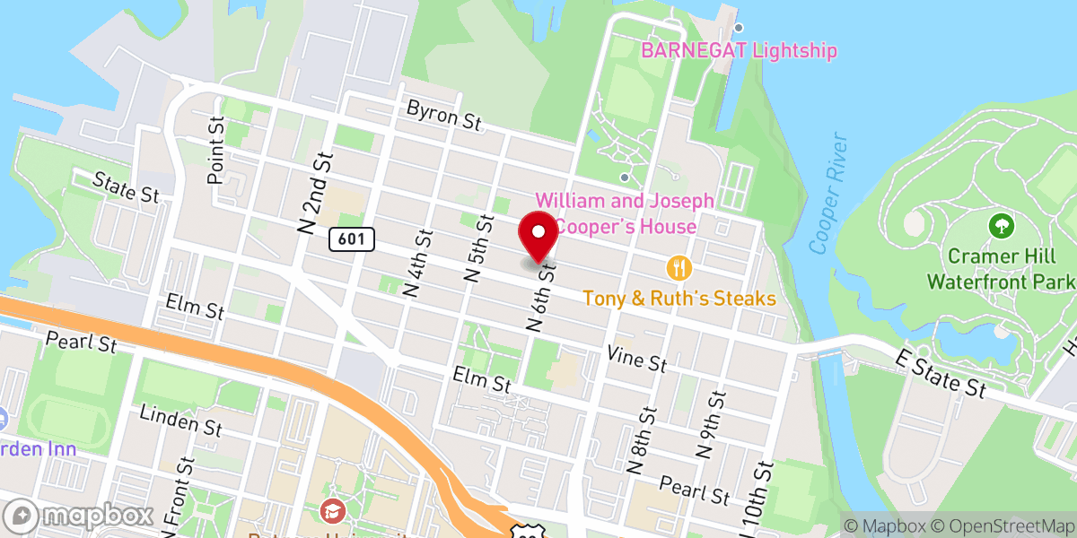Map showing location of State Street United Methodist Church