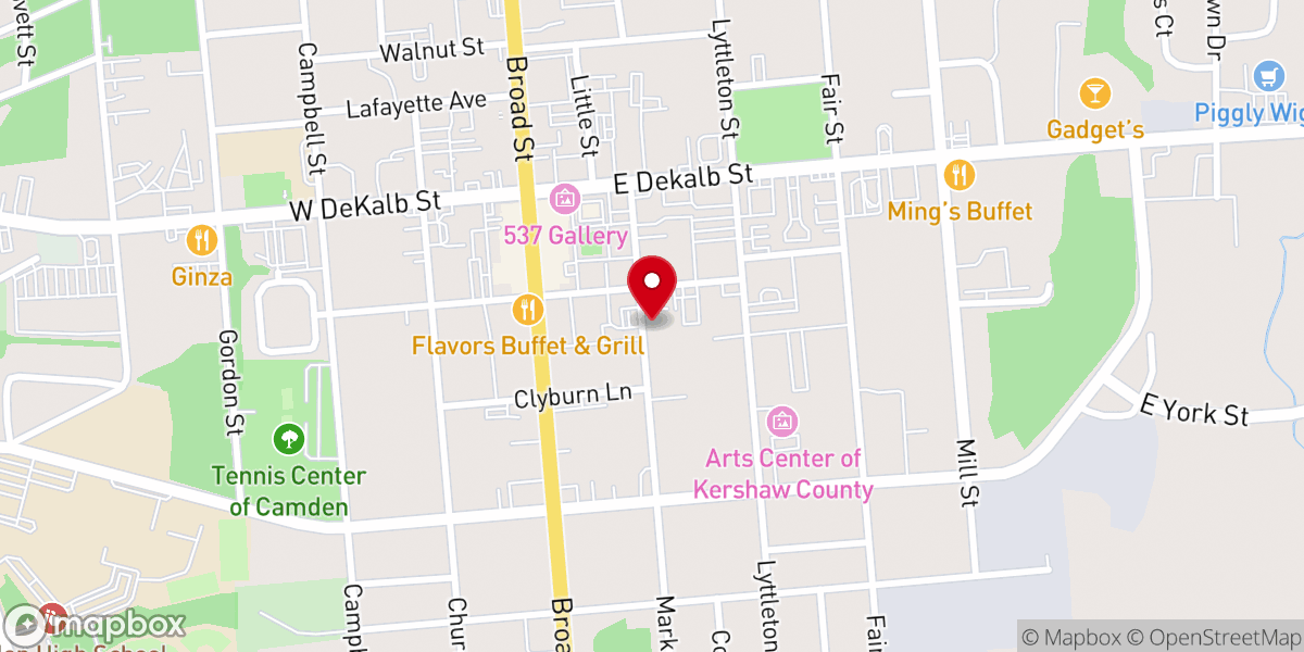 Map showing location of St Mary Magdalene Anglican Church in Camden