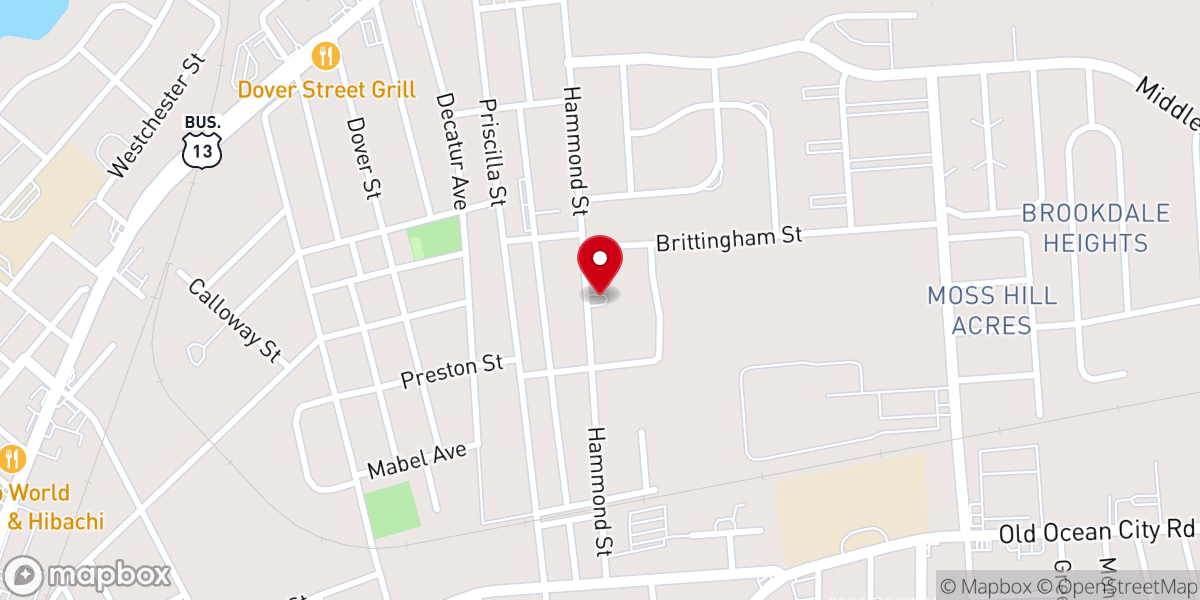 Map showing location of Gods Missionary Church