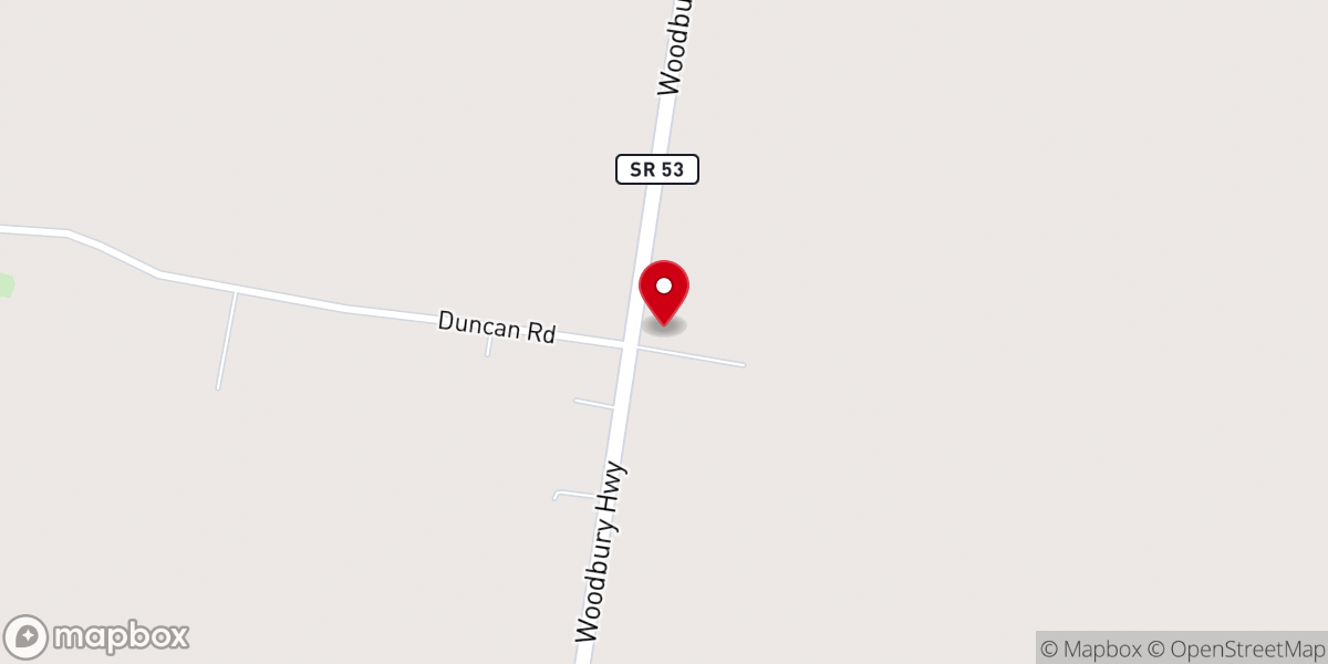 Map showing location of Goose Pond United Methodist Church