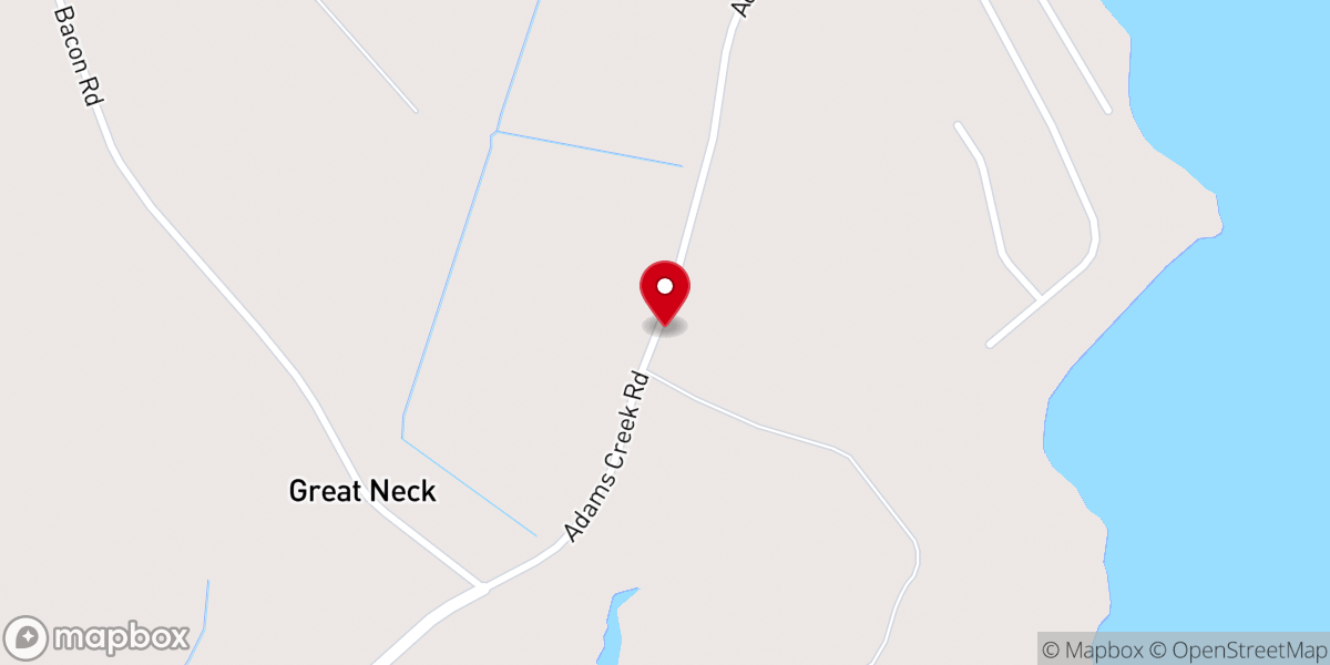 Map showing location of Antioch Church