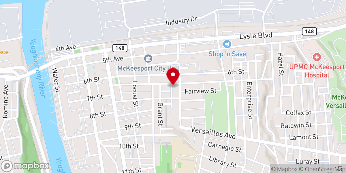 Map showing location of Lighthouse City Church