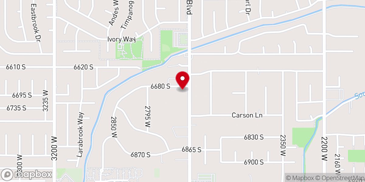 Map showing location of Native American Church of A’ Shiih Bii’ To (Salt Lake)