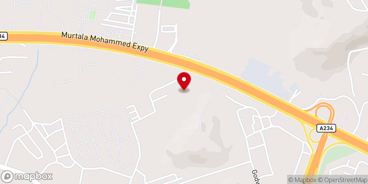 Map showing location of Foursquare Gospel Church, Festrut Estate, Katampe