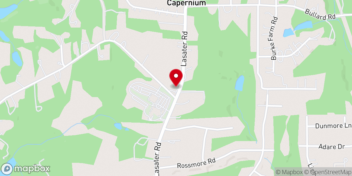 Map showing location of Capernium Church