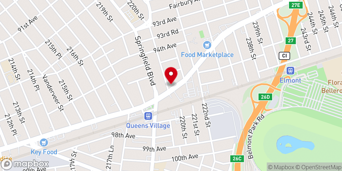 Map showing location of C&S Movement Church Triumphant Chapel NY