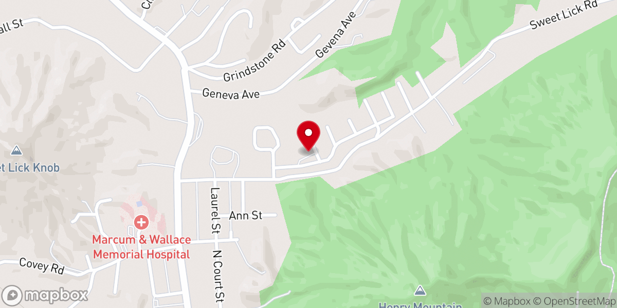 Map showing location of Irvine Nursing & Rehabilitation