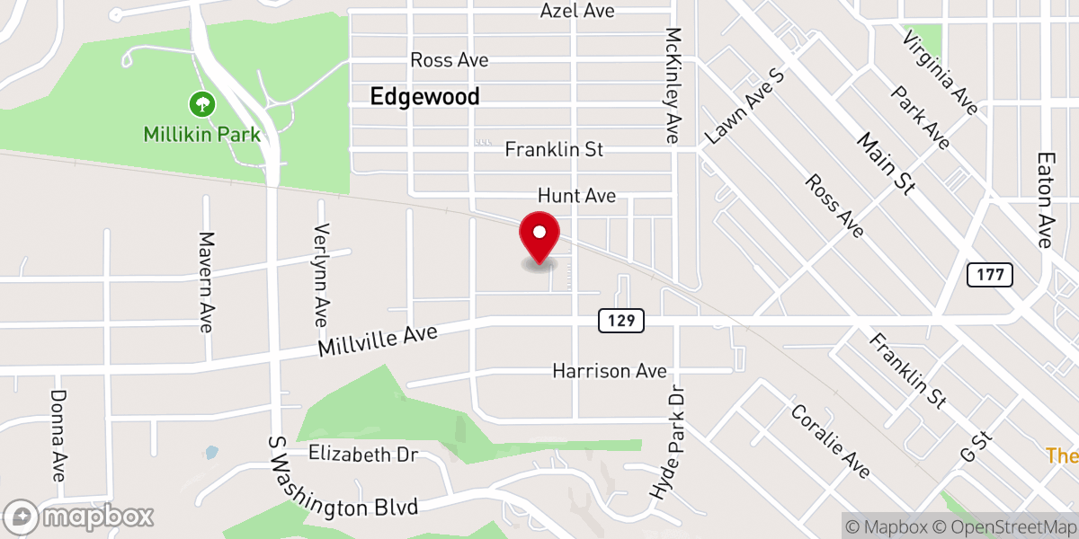 Map showing location of Pentecostal House of Prayer