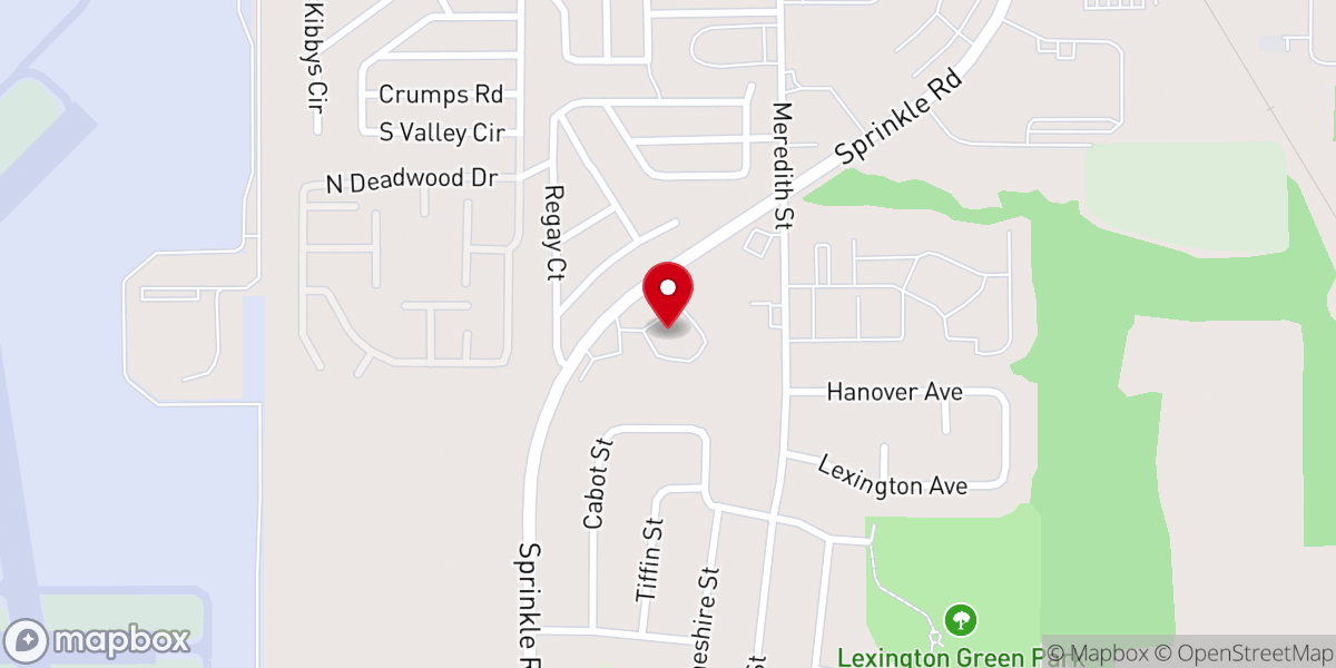 Map showing location of Calvary Chapel of Kalamazoo Valley