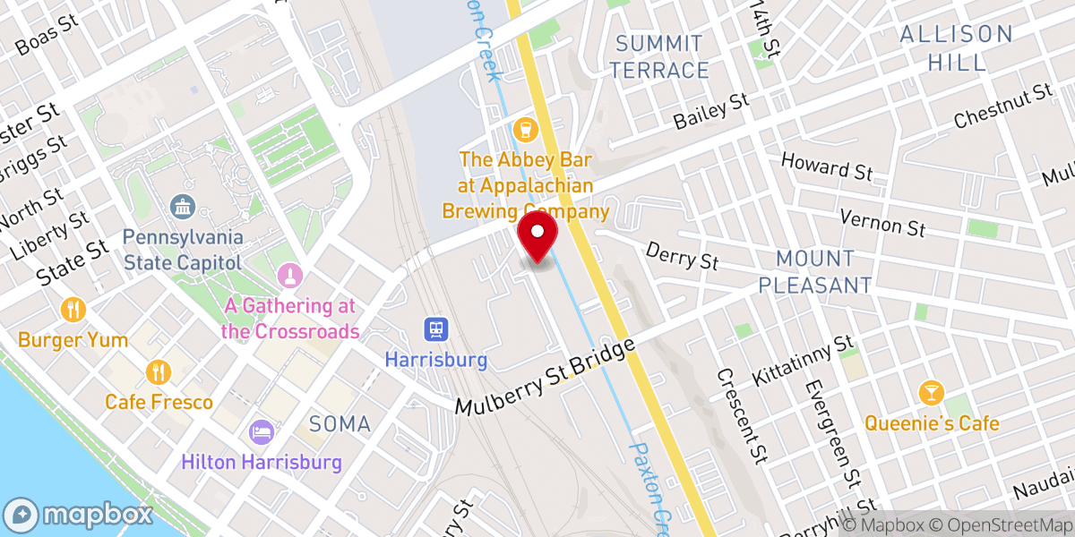 Map showing location of Assembly-Christian Churches