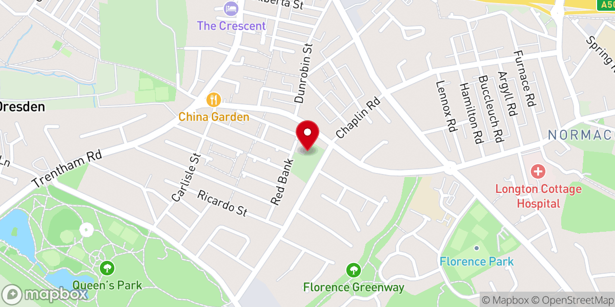 Map showing location of Holy Resurrection Orthodox Church (Parish of St. Michael)