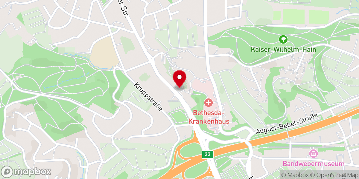 Map showing location of Evangelisch-methodistische Kirche (Bethesdakirche)