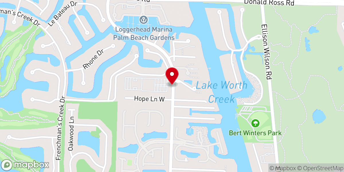 Map showing location of St Patrick Catholic Church