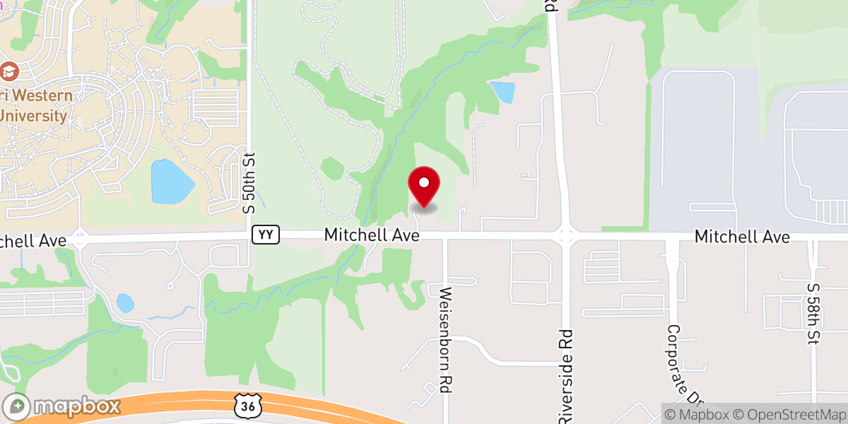 Map showing location of United Methodist Pony Express