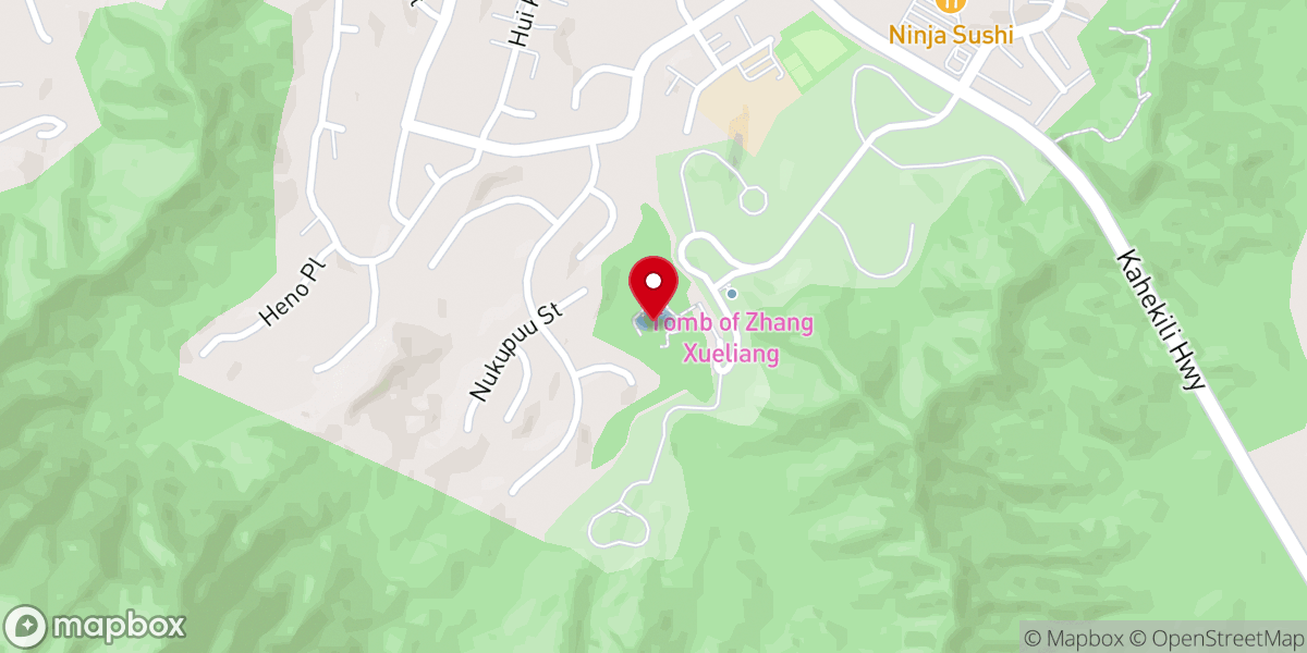 Map showing location of Trousdale Chapel, Valley of the Temples.