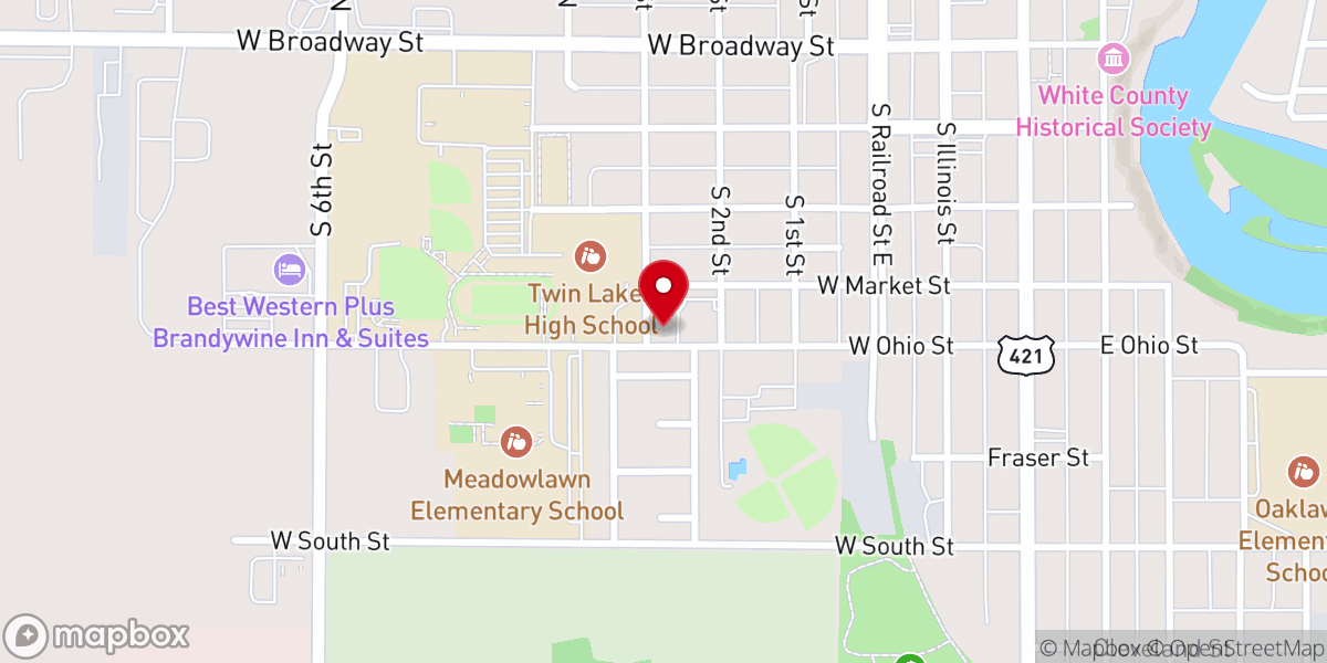 Map showing location of Heavens Gate Apostolic Church Inc