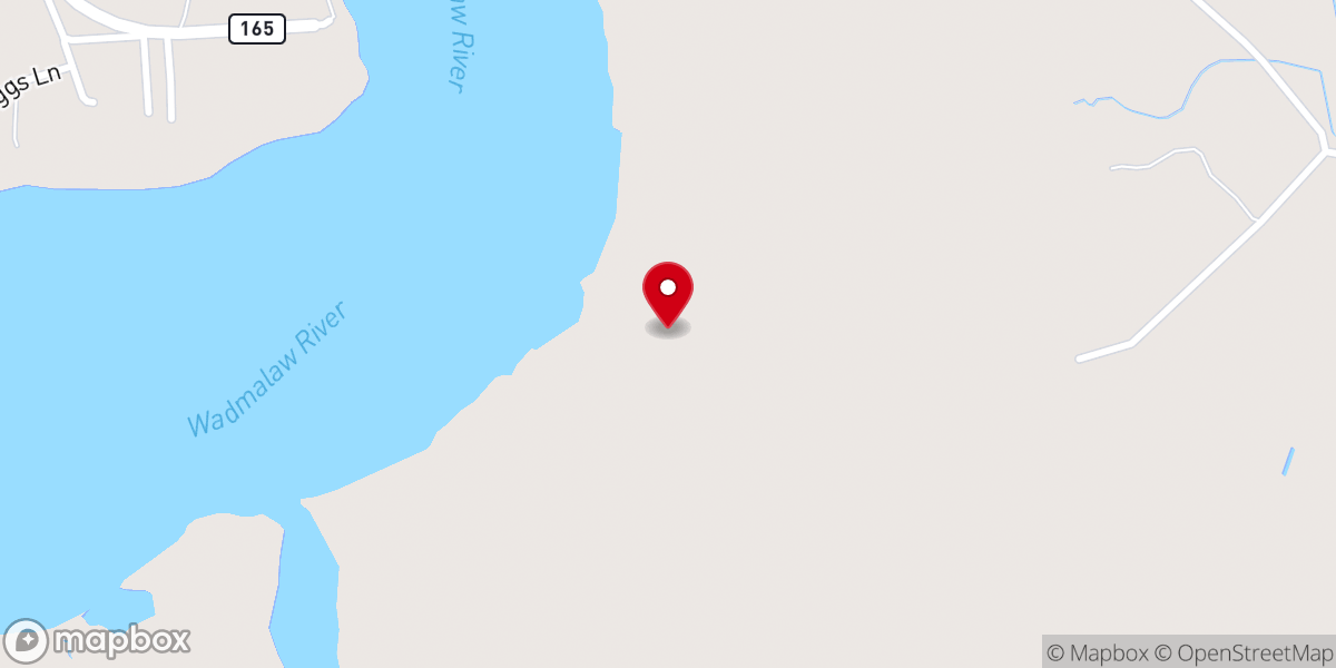 Map showing location of Wadmalaw River