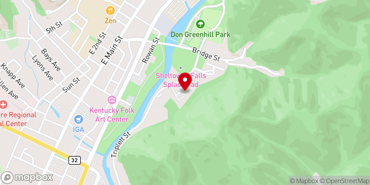 Map showing location of Judah Christian Fellowship