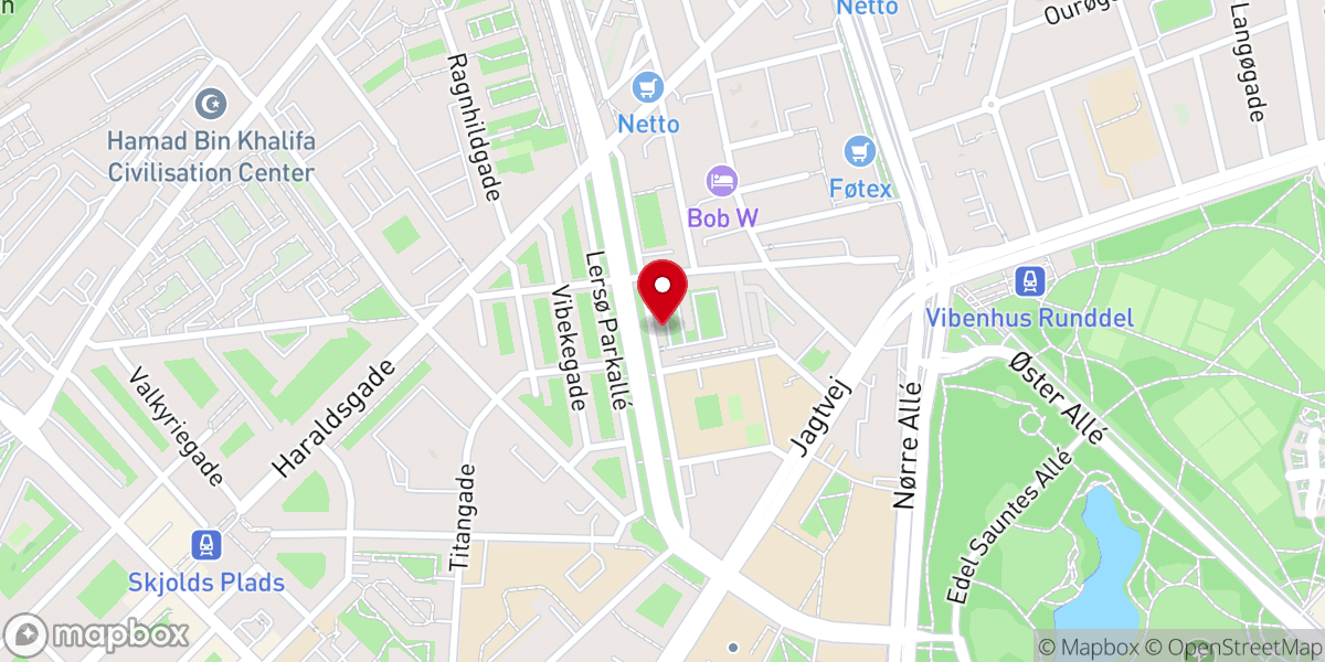 Map showing location of Gammel Kloster Beboerrepræsentation