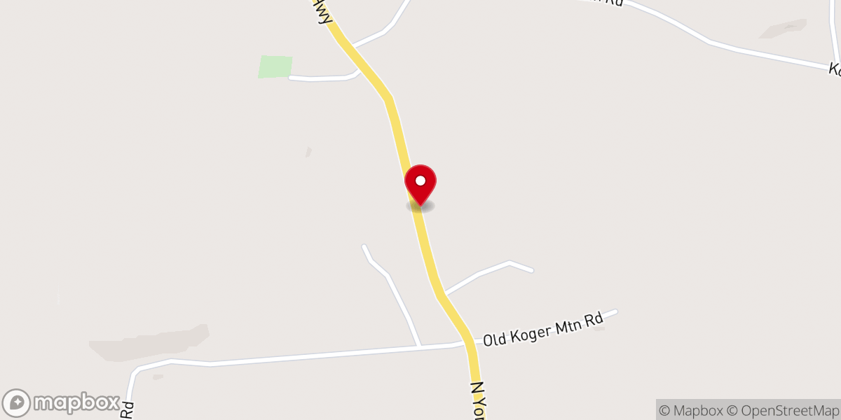 Map showing location of Greers Chapel United Methodist