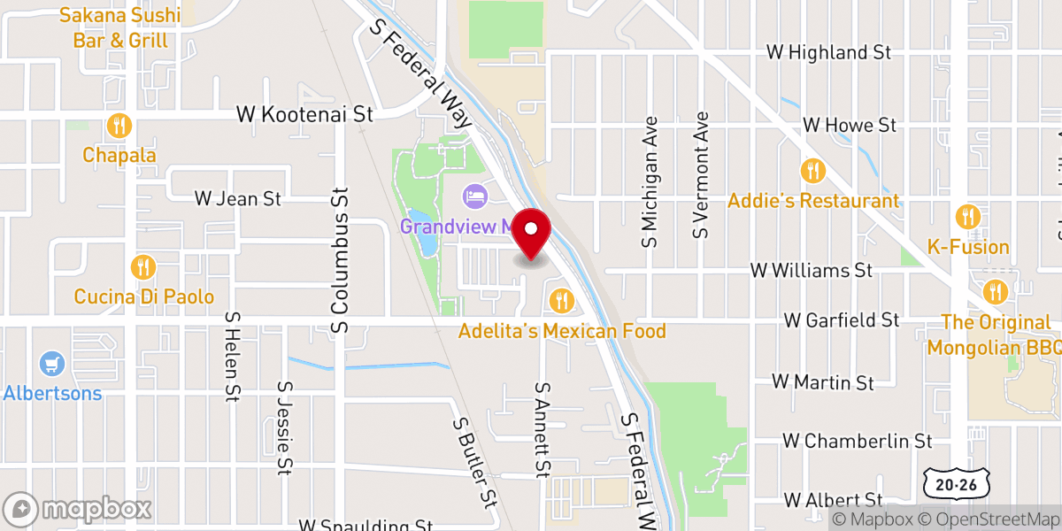 Map showing location of Roman Catholic Diocese of Boise