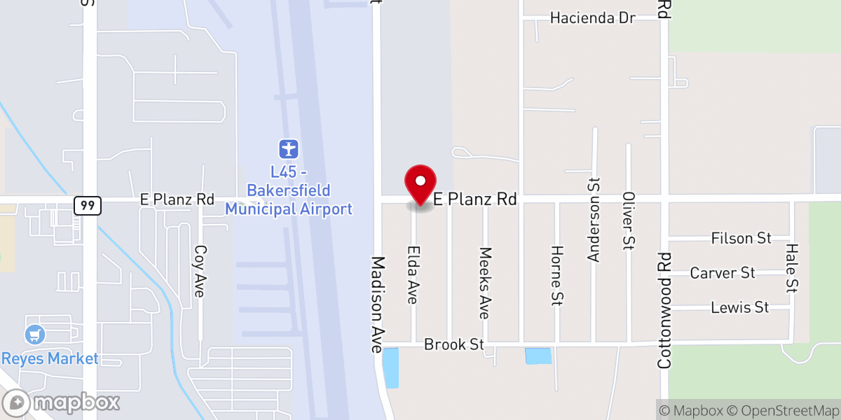 Map showing location of Holy Temple Church of God in Christ